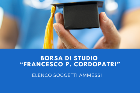 Borsa di studio  “Francesco P. Cordopatri”